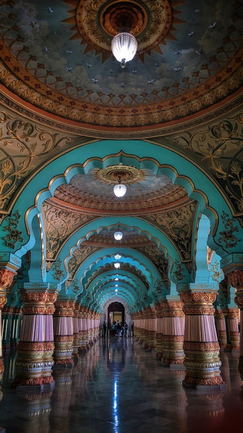 Interior Design of the Mysore Palace in India