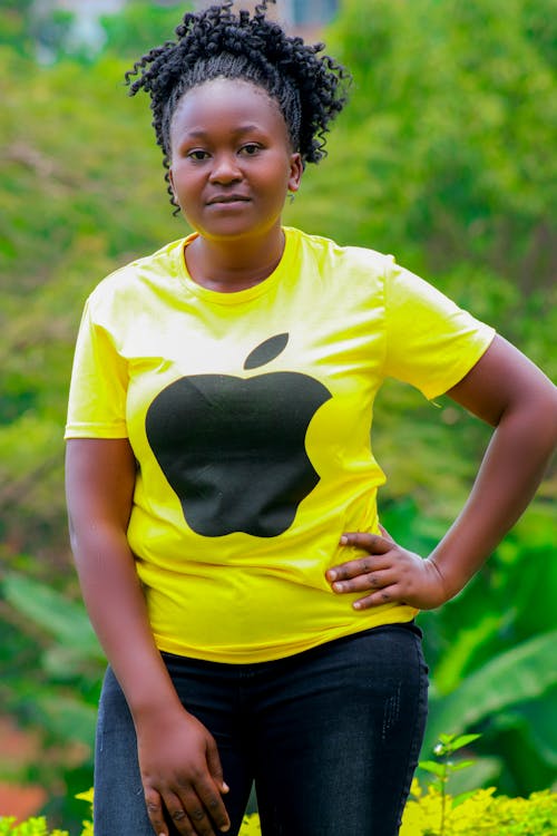 A Woman in a Yellow Shirt 