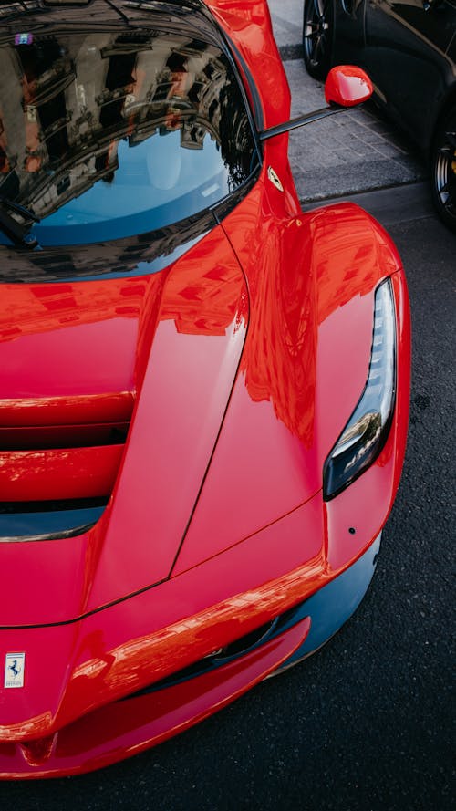 A Red Super Car