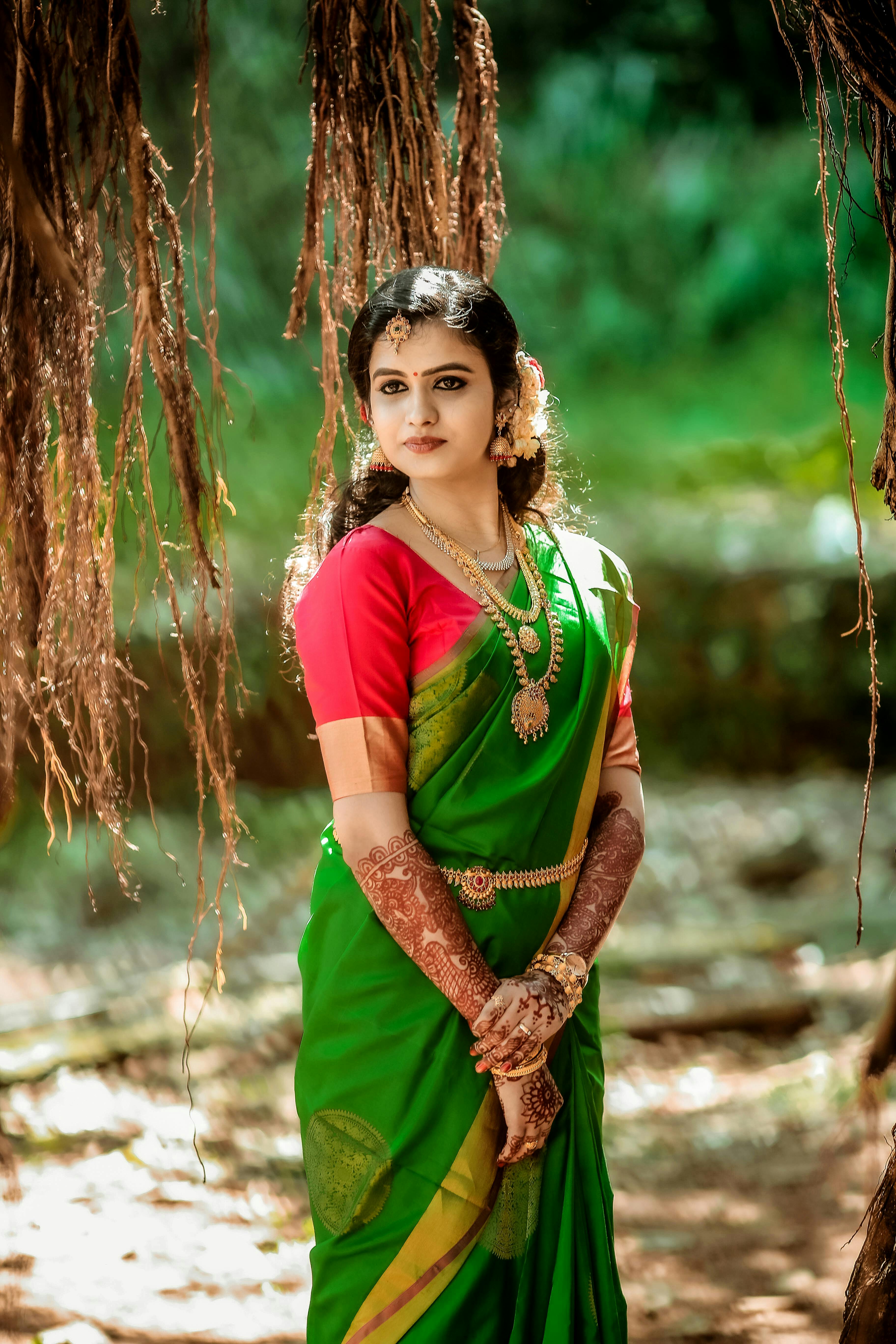 Sneha Prasanna sports a mint green silk saree for 