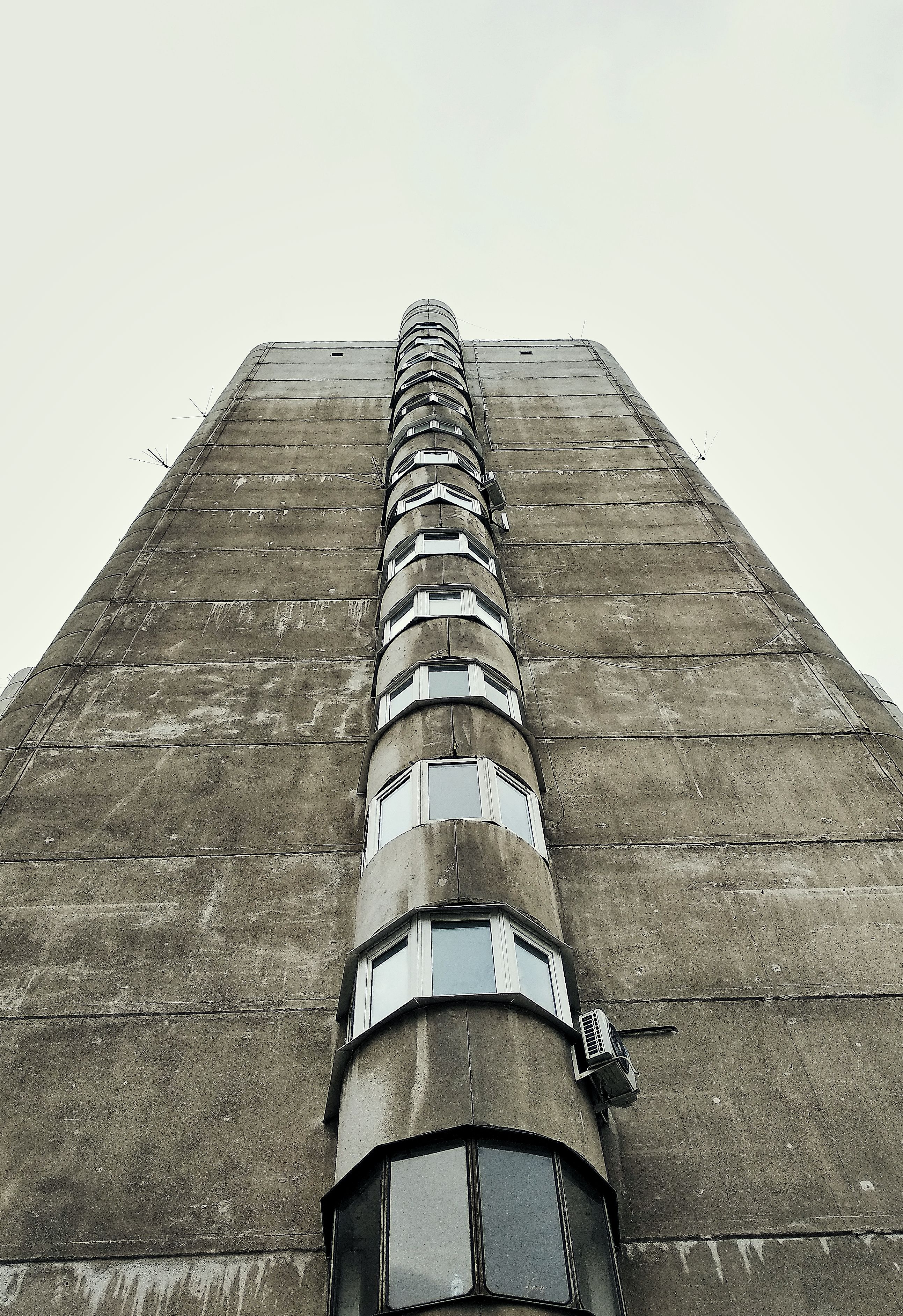 Exterior Wall of a Concrete Building · Free Stock Photo