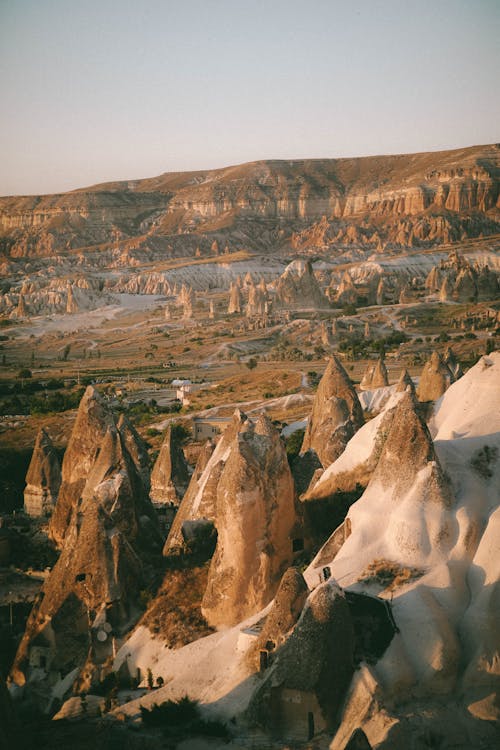 Kostnadsfri bild av cappadocia, drönarbilder, eroderade