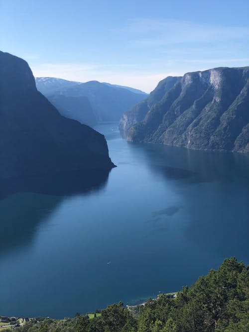 Gratis lagerfoto af Fjord