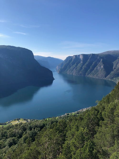 Foto d'estoc gratuïta de fiord