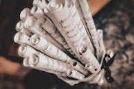 Music Sheets in Close Up Shot