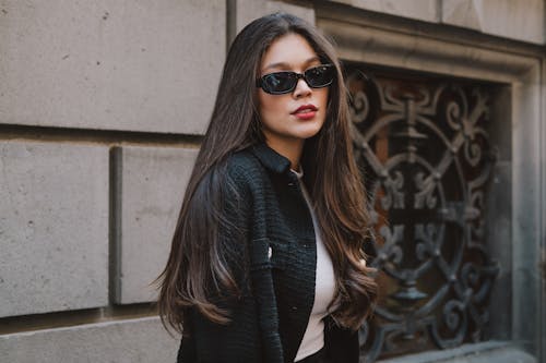 A Woman Wearing a Sunglasses 