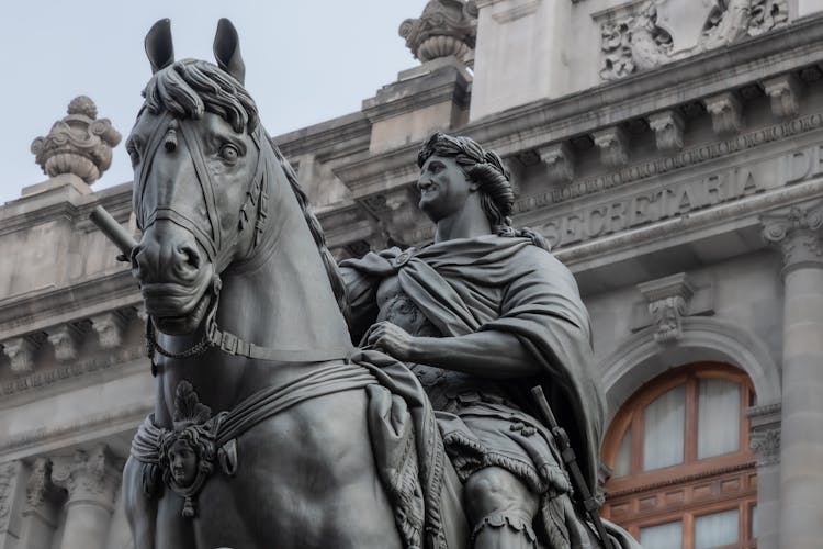 Estatua Ecuestre De Carlos IV Near Gray Concrete Building