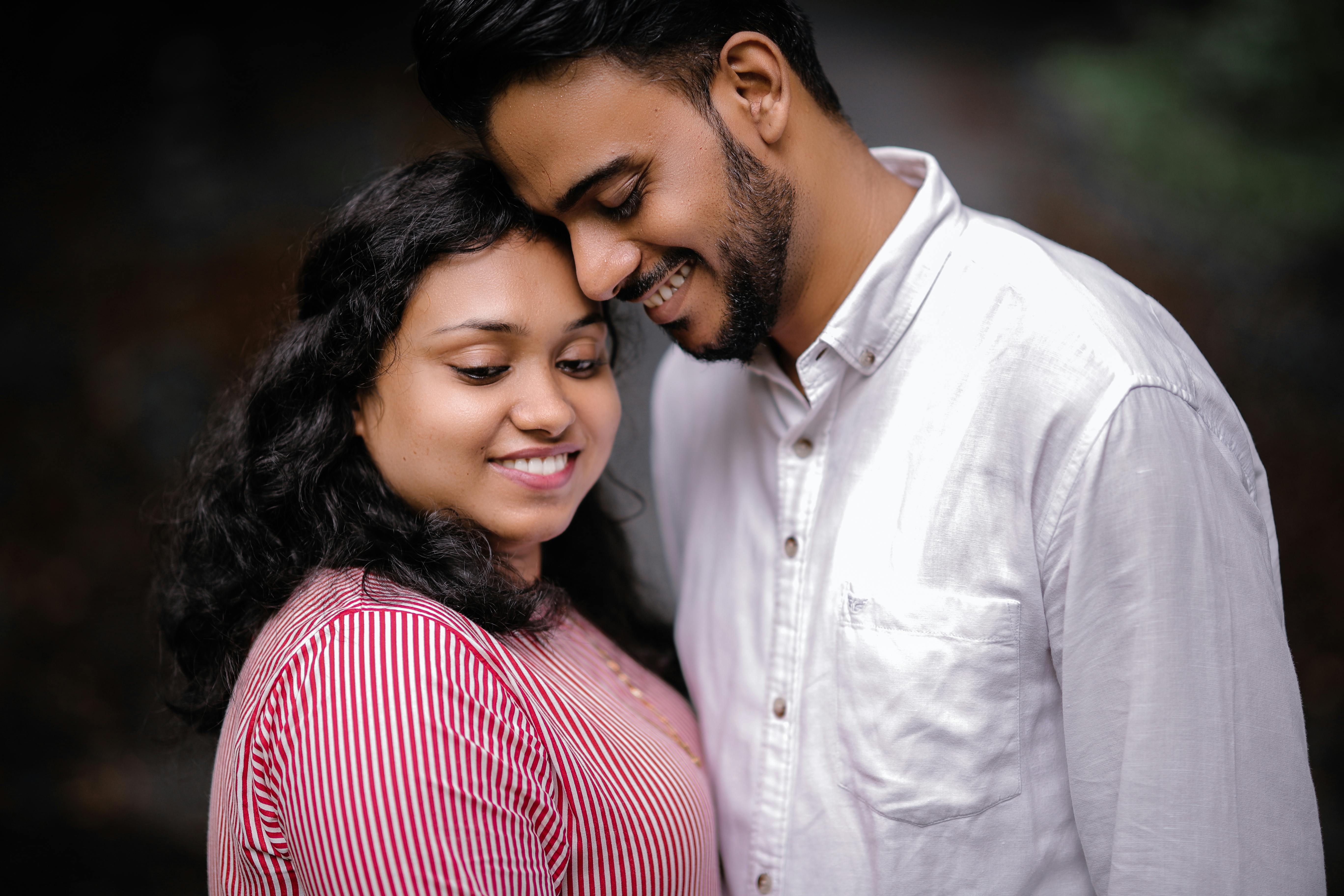 Close-Up Photo of a Happy Couple In Love · Free Stock Photo