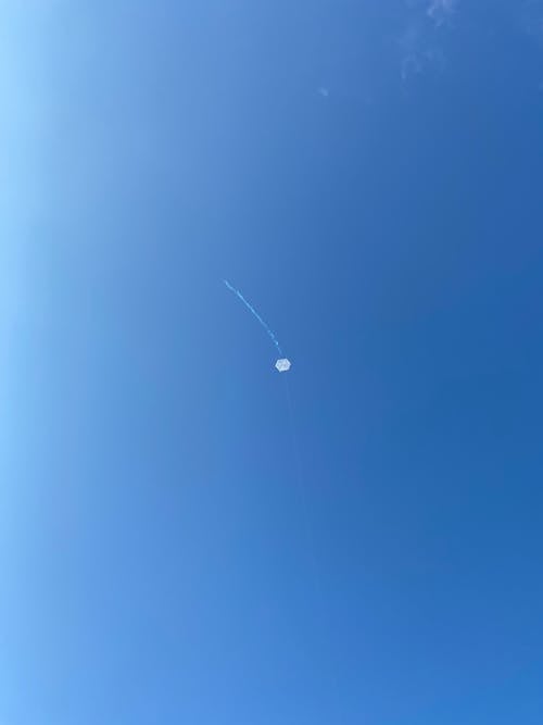 Aircraft Streak in Sky