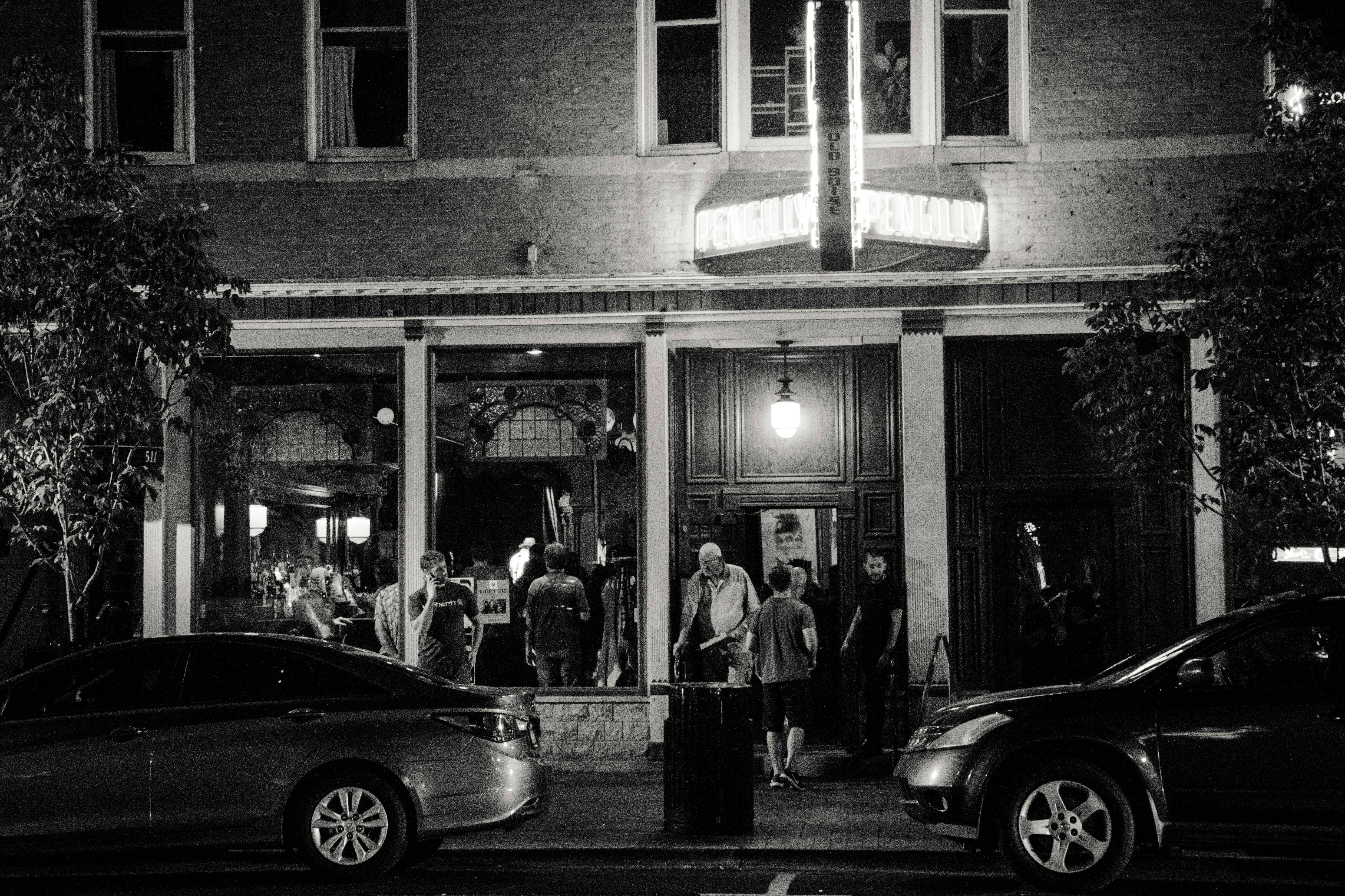 bar exterior at night - drunk driver accident lawyer santa ana