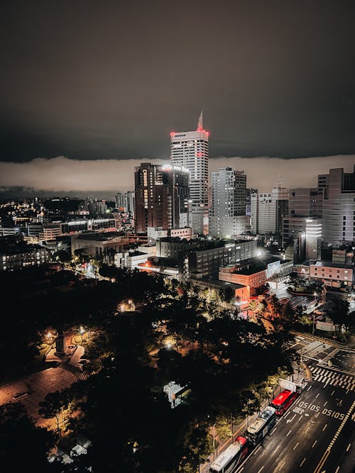 Základová fotografie zdarma na téma budovy, letecká fotografie, města