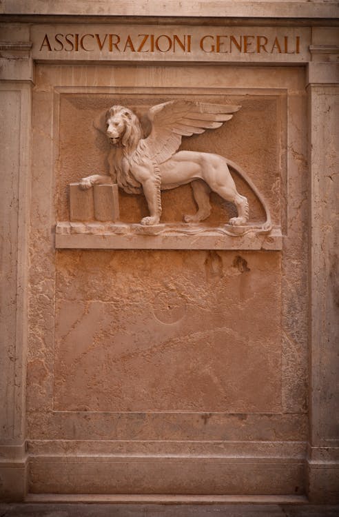 Carved Wall in Close Up Shot