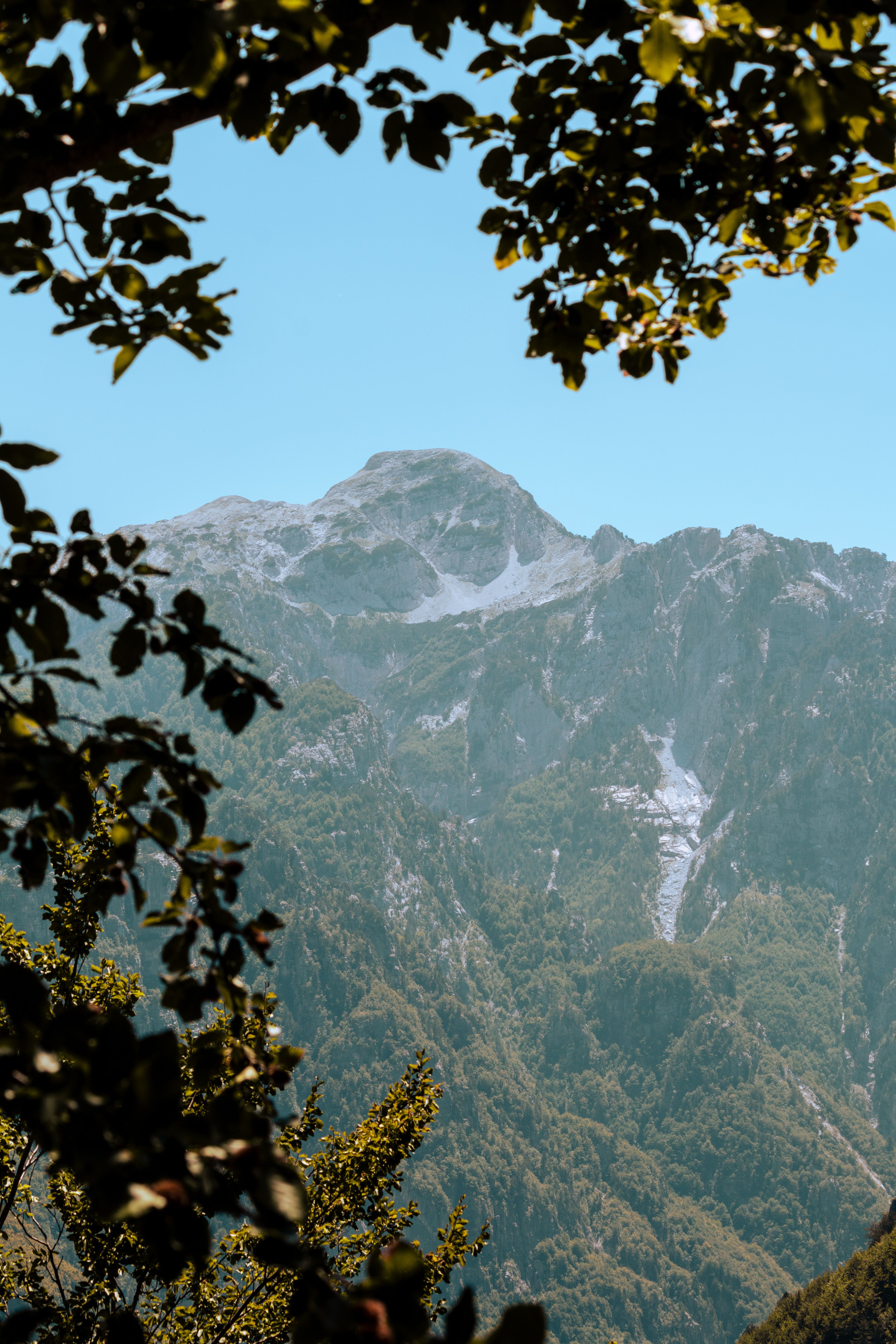 Rocky Mountain Under the Blue Sky · Free Stock Photo