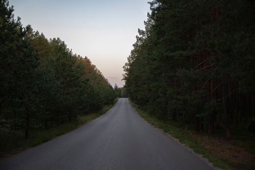 Free stock photo of asphalt, early morning, empty street Stock Photo