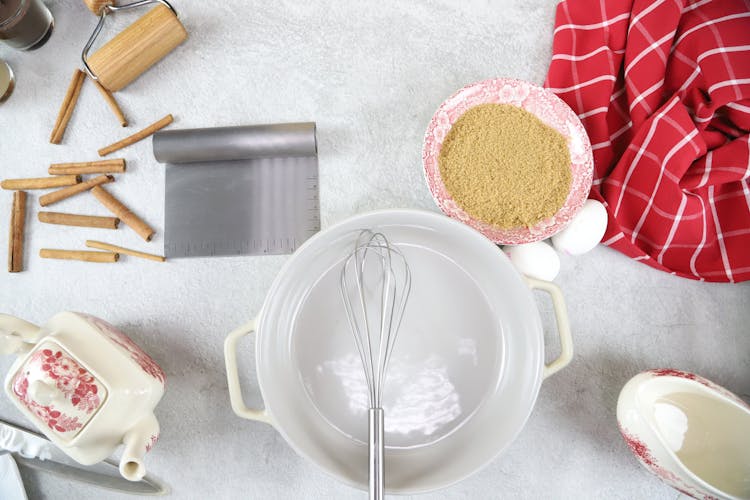 Baking Ingredients On The Table