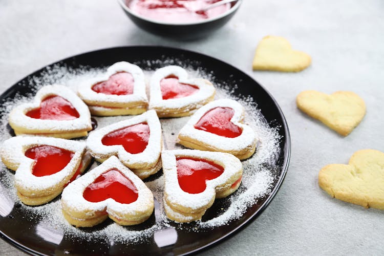 Heart Shape Sandwich Cookies