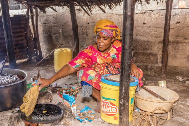 Photo Of A Woman Cooking 