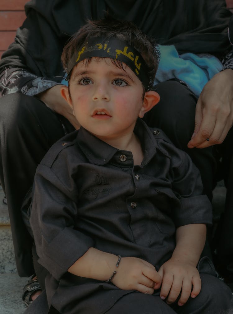 Portrait Of Boy With Hairband