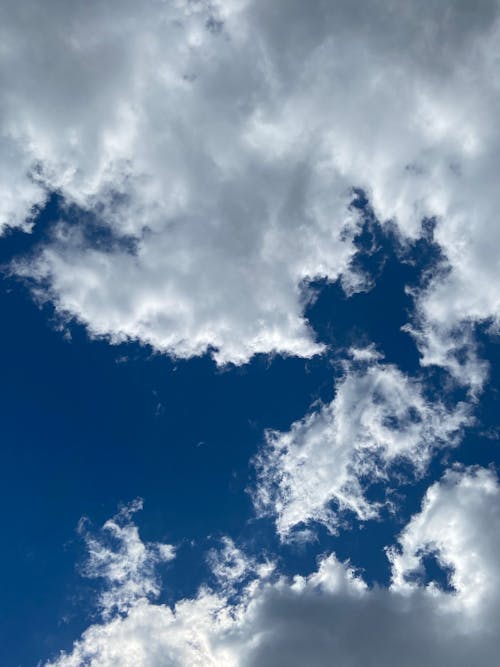 White Clouds and Blue Sky