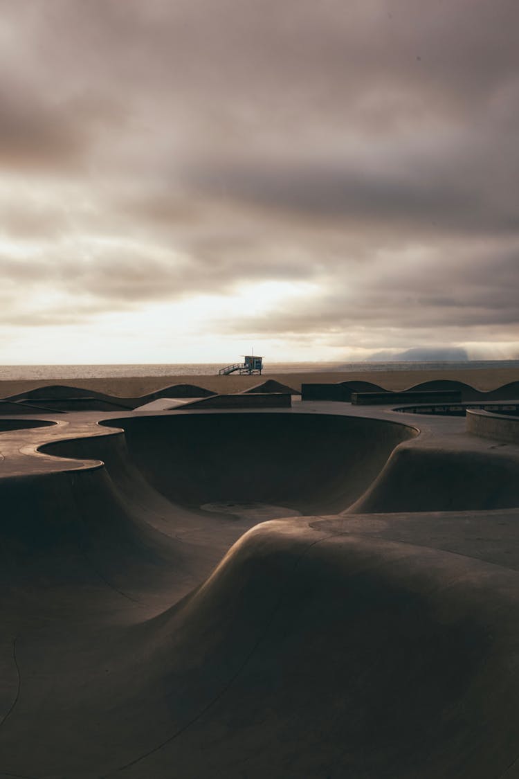 Skatepark On Beach