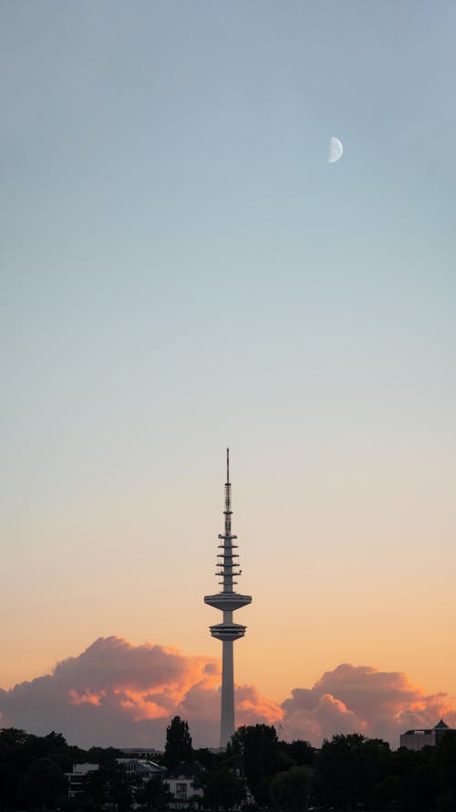 Foto profissional grátis de Alemanha, crepúsculo, heinrich hertz tower