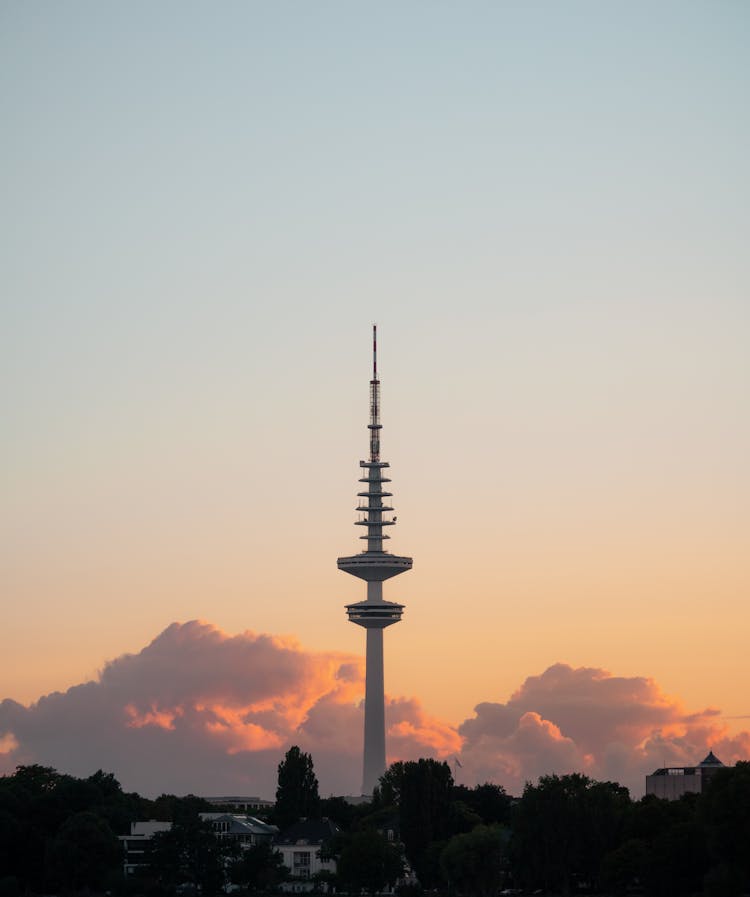 Heinrich Hertz Tower During Sunset