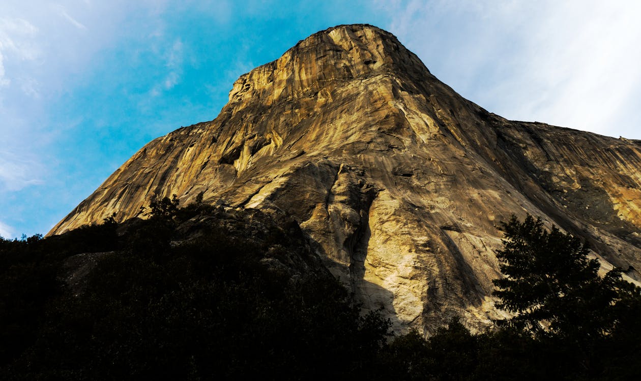 Free stock photo of cliffside, el capitan, rock climbing