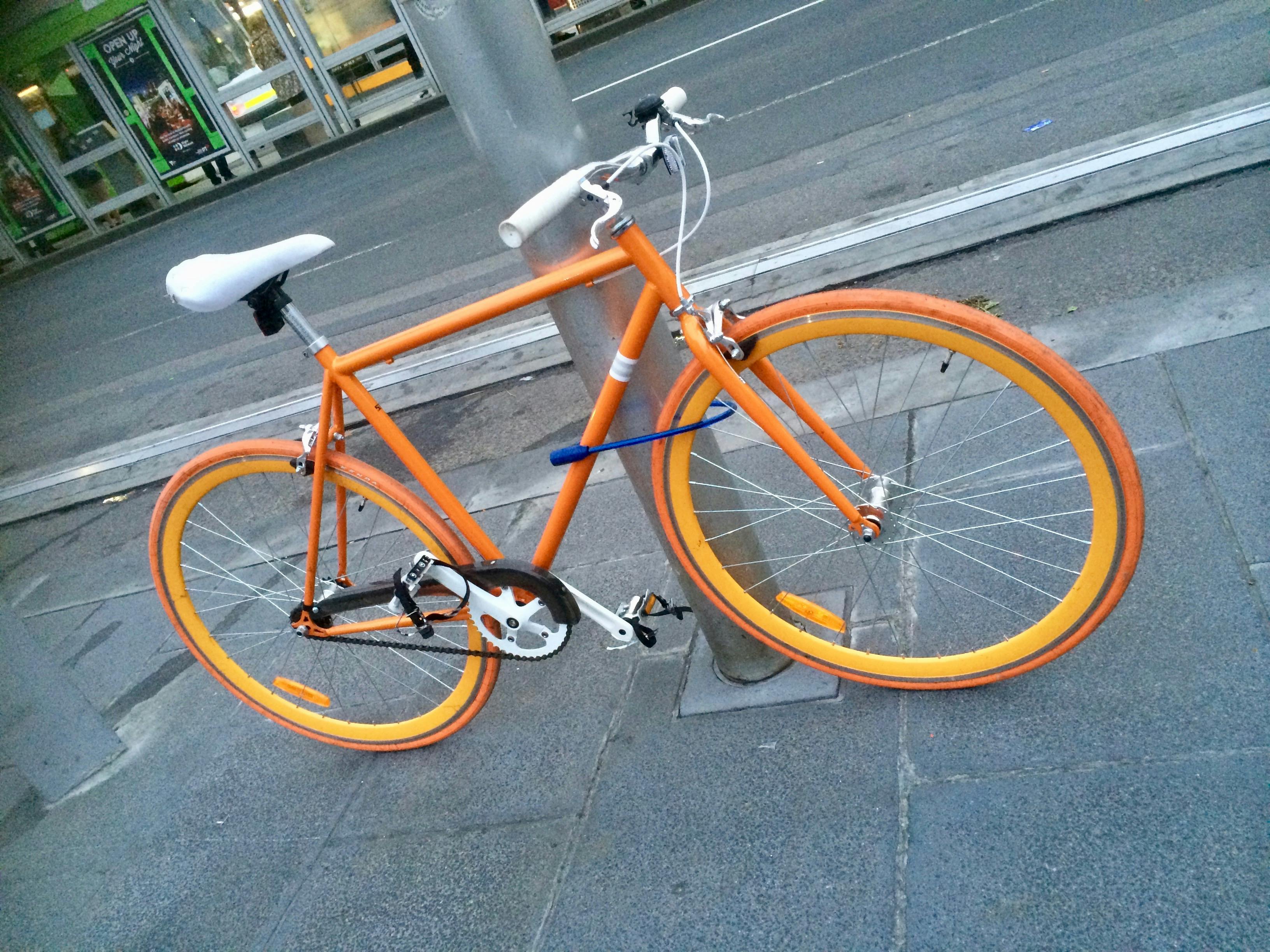 Free stock photo of bicycle, bike, orange
