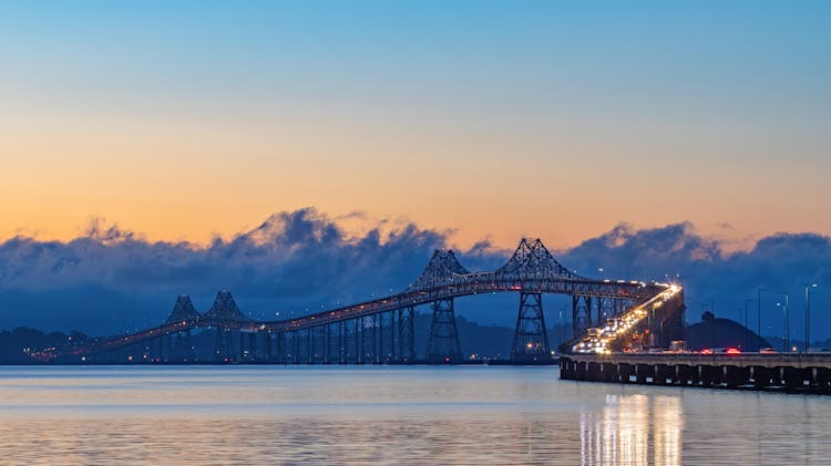 The Richmond-San Rafael Bridge In California