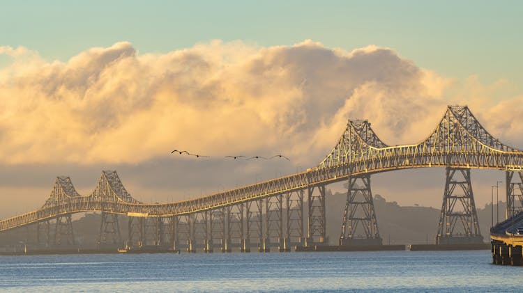 The Richmond-San Rafael Bridge In California