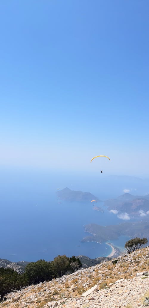 海岸, 滑翔傘 的 免費圖庫相片