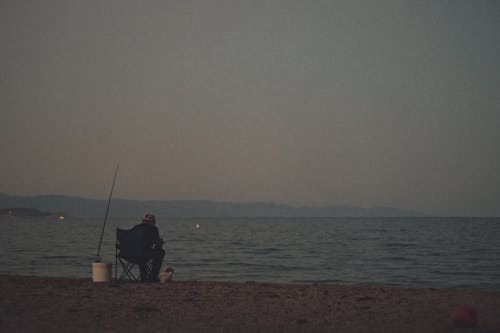 Kostnadsfri bild av ensam, fiskare, fiske