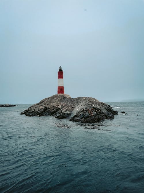 Lighthouse on Seashore