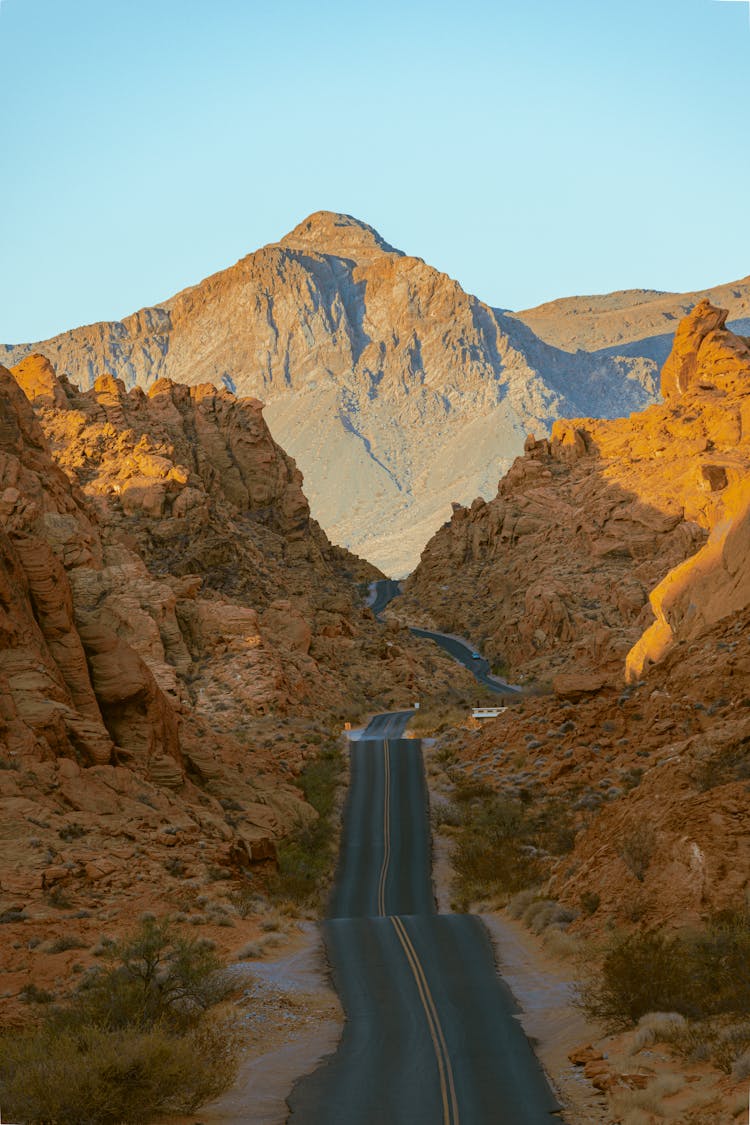 Road Through Canyon