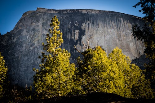Free stock photo of cliff, halfdome, hike