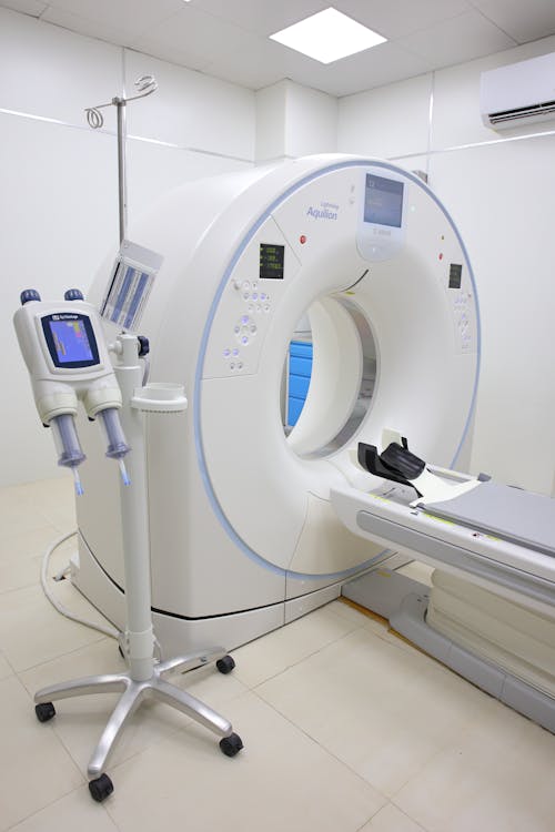 Magnetic Resonance Imaging Machine in the Hospital