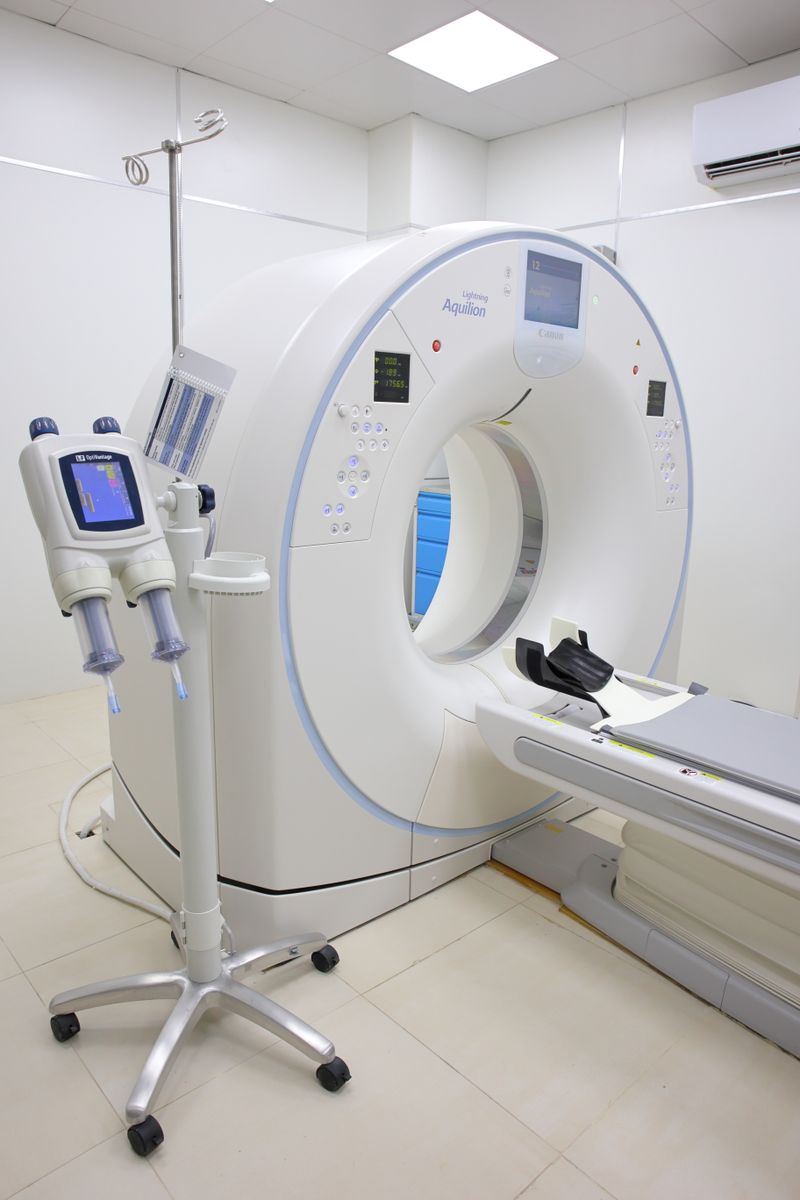 MRI machine in a hospital
