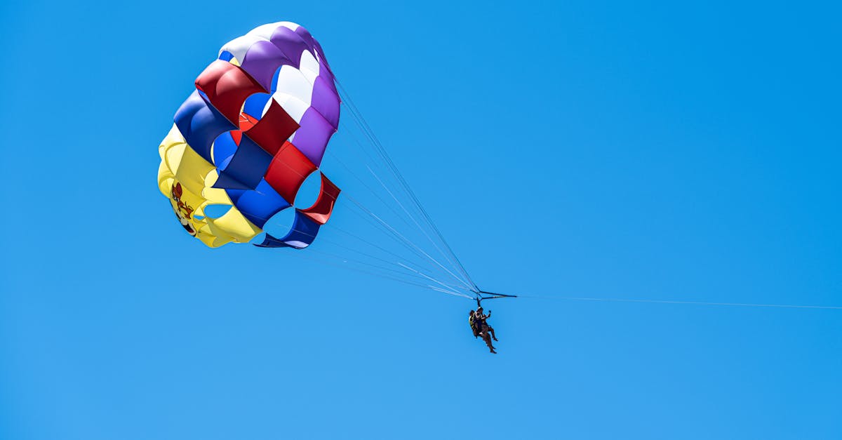 Comment fonctionne un saut en parachute ?