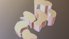 Shapes on Gray Background