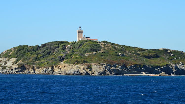 Lighthouse On Island