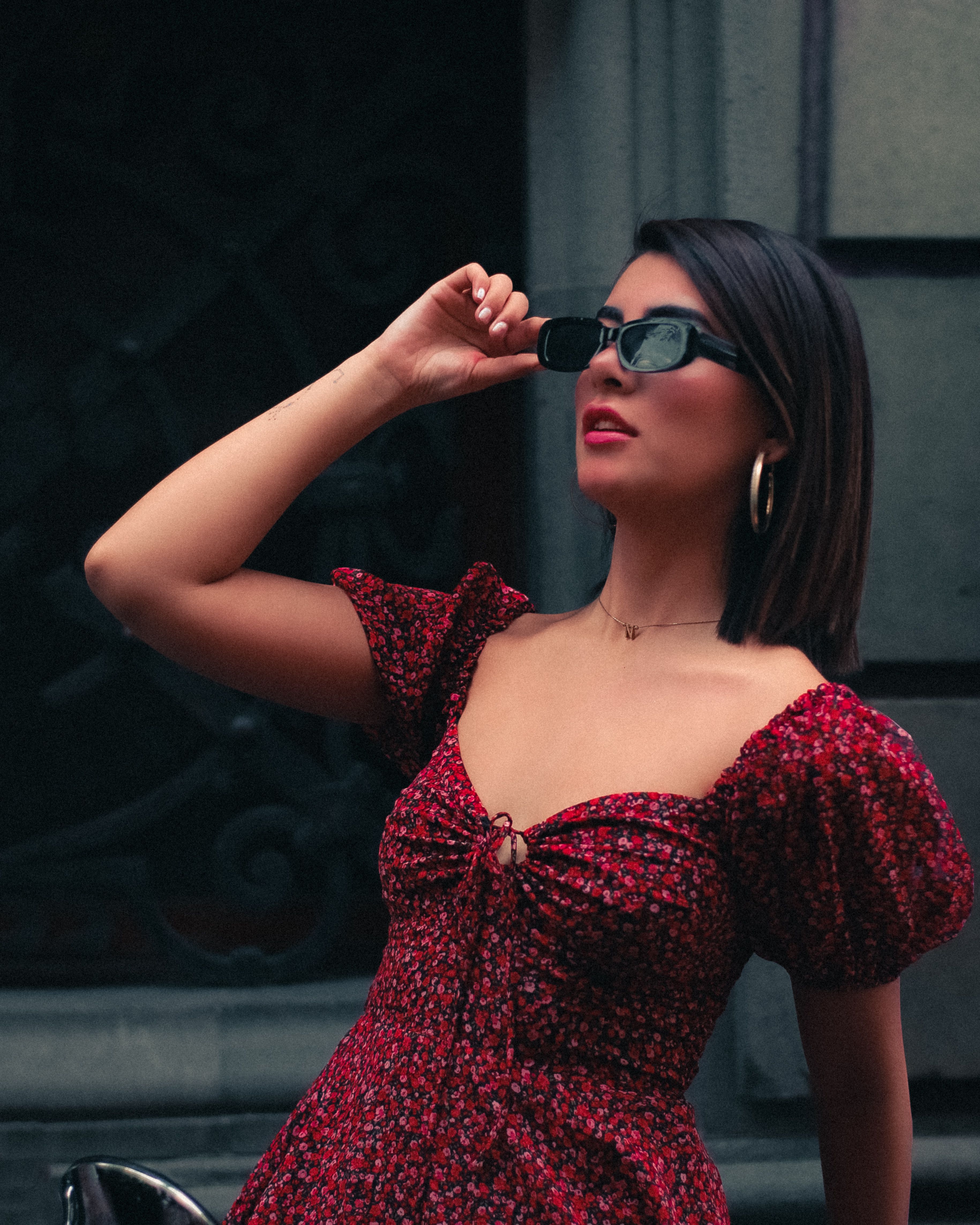 Vestido Floral Vermelho