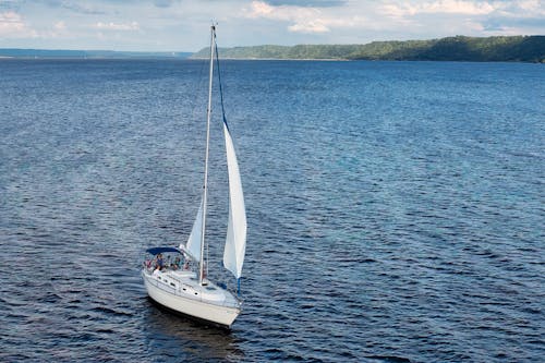 grátis Foto profissional grátis de barco a vela, céu azul, embarcação Foto profissional