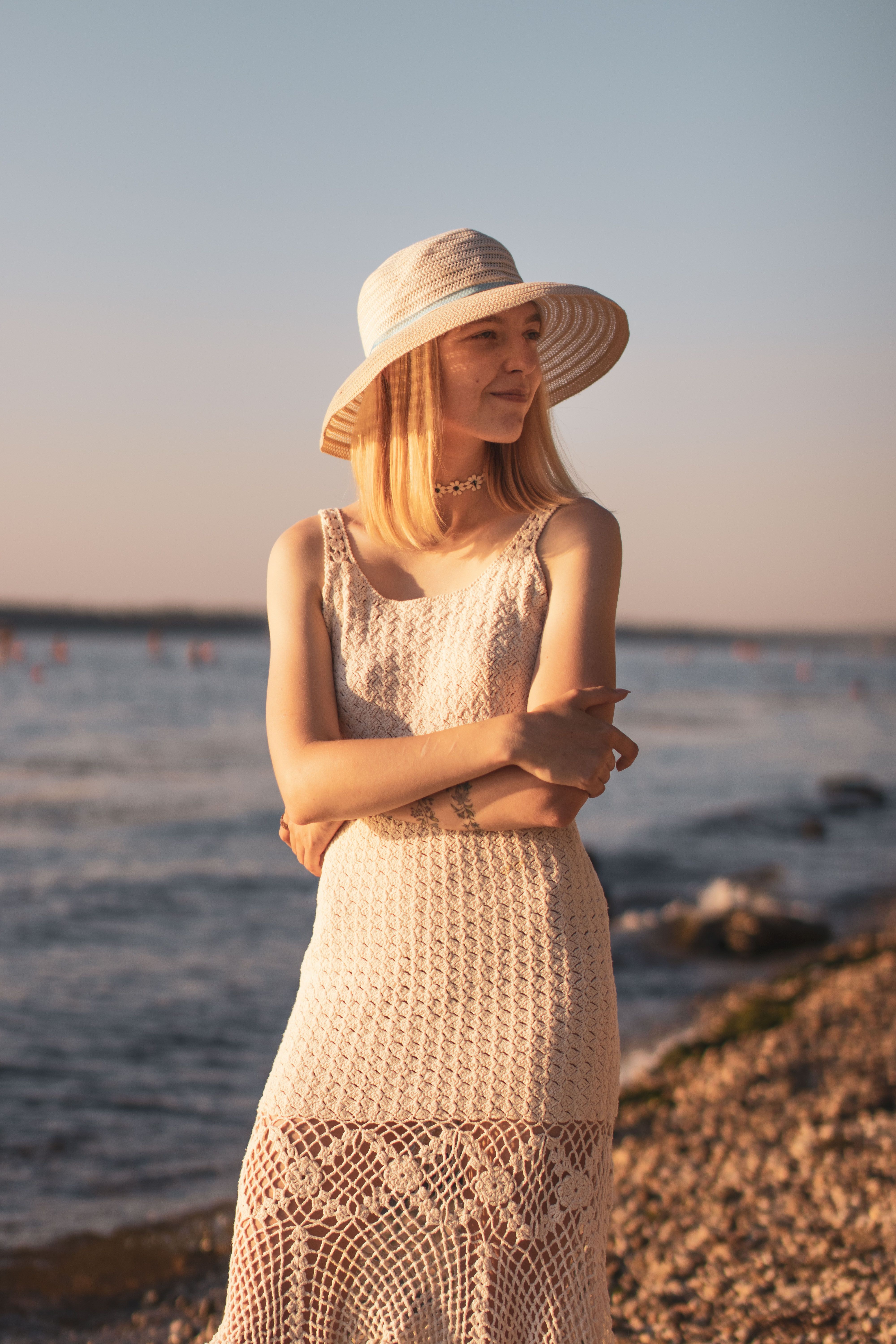 Vestido Crochê Off White