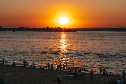 Бесплатное стоковое фото с берег, восход, закат