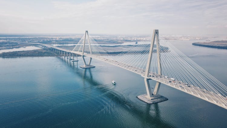 Arthur Ravenel Jr. Bridge Over A River