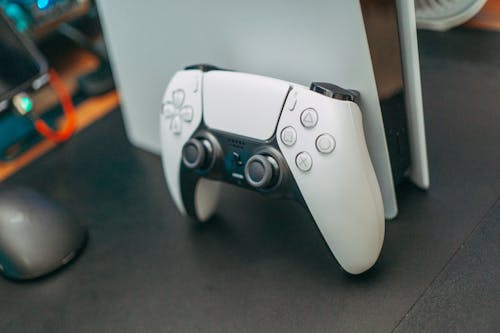 Close-Up Shot of a Game Controller 