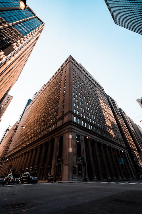 View of a Building in a City