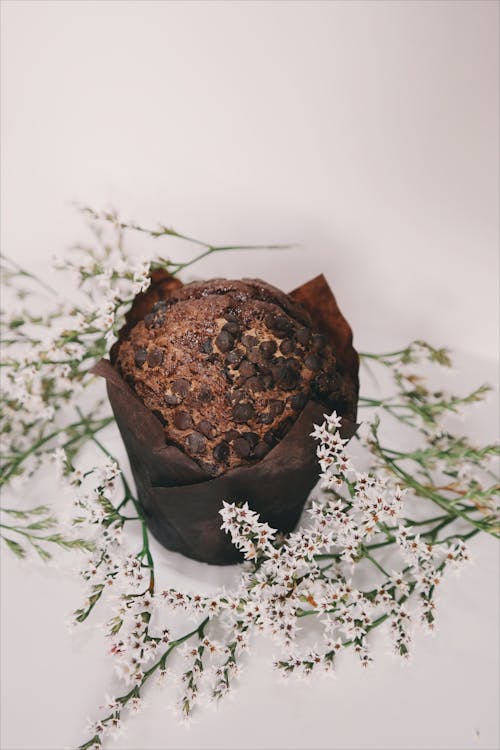Muffin Au Chocolat Avec Pépites De Chocolat