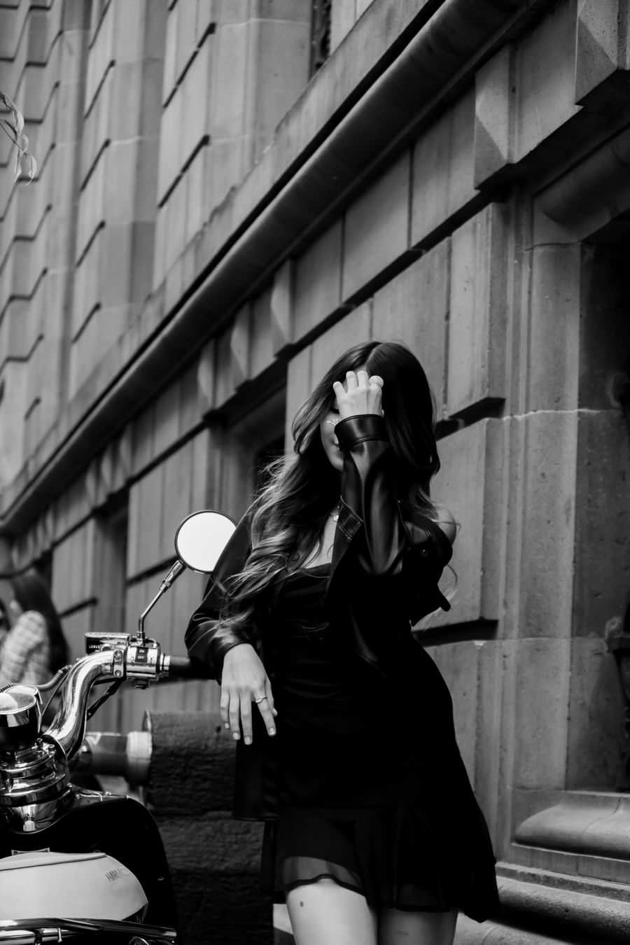 Urban fashion portrait photographed in Melbourne