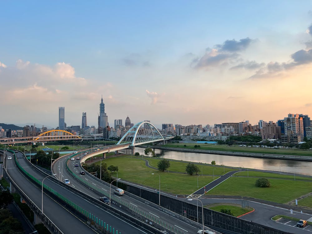 Free City in Taipei, Taiwan Stock Photo